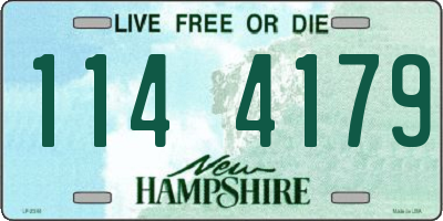 NH license plate 1144179