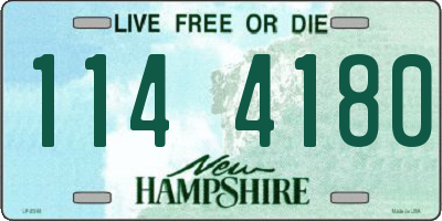 NH license plate 1144180