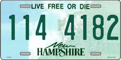 NH license plate 1144182