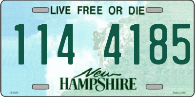 NH license plate 1144185