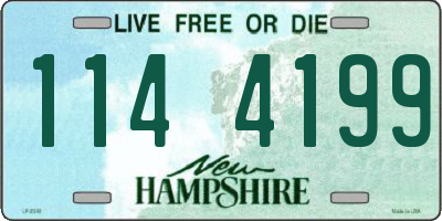 NH license plate 1144199