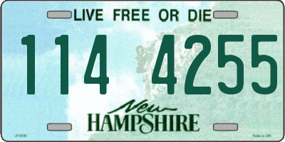 NH license plate 1144255