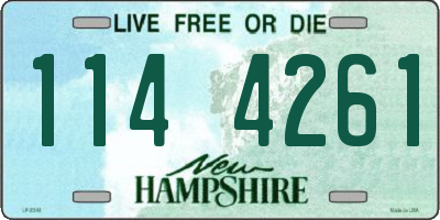 NH license plate 1144261