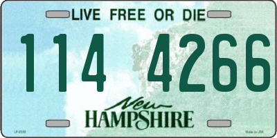 NH license plate 1144266