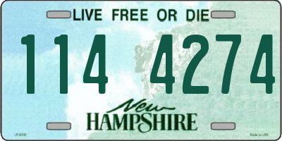 NH license plate 1144274