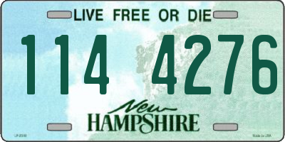 NH license plate 1144276