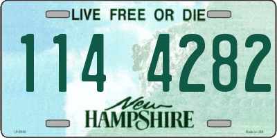 NH license plate 1144282