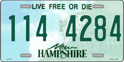 NH license plate 1144284