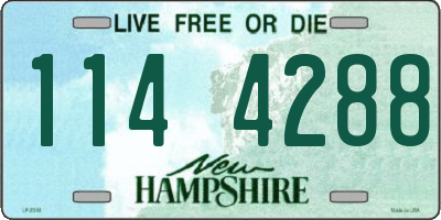 NH license plate 1144288