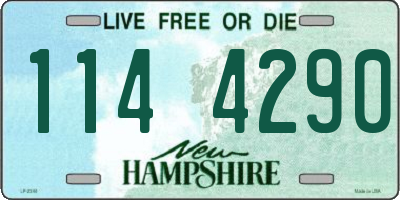 NH license plate 1144290