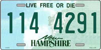 NH license plate 1144291