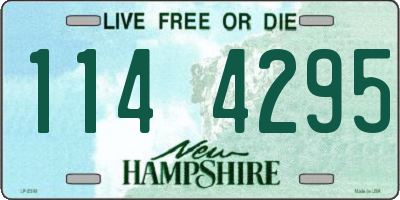 NH license plate 1144295
