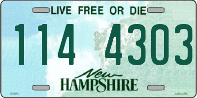 NH license plate 1144303