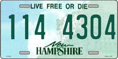 NH license plate 1144304