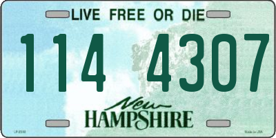 NH license plate 1144307