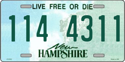 NH license plate 1144311