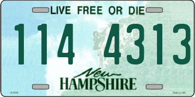 NH license plate 1144313