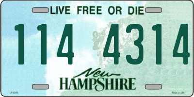NH license plate 1144314