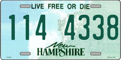 NH license plate 1144338