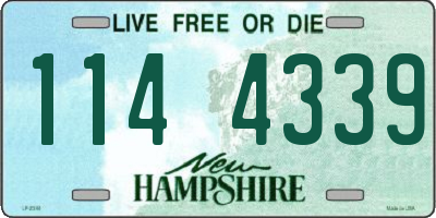 NH license plate 1144339