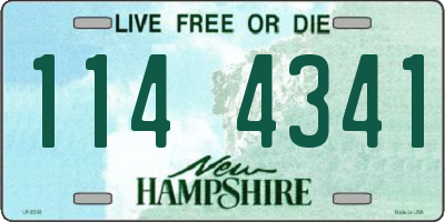 NH license plate 1144341