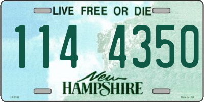NH license plate 1144350