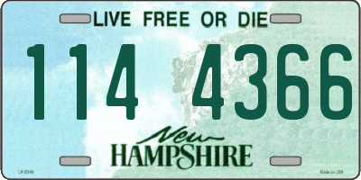 NH license plate 1144366