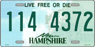 NH license plate 1144372