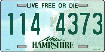 NH license plate 1144373