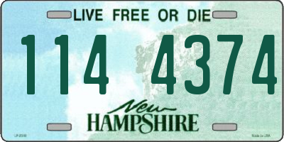 NH license plate 1144374