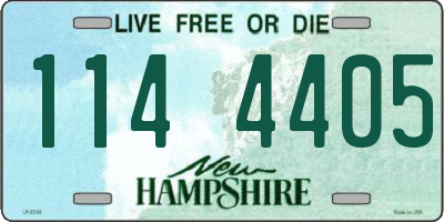 NH license plate 1144405