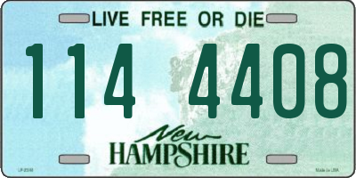 NH license plate 1144408