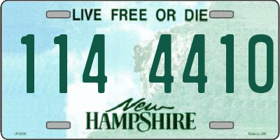 NH license plate 1144410