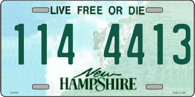 NH license plate 1144413