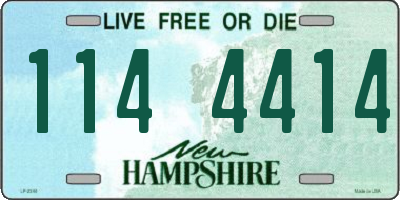 NH license plate 1144414