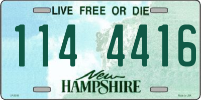 NH license plate 1144416