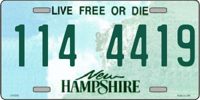 NH license plate 1144419