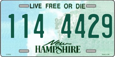 NH license plate 1144429