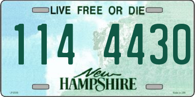 NH license plate 1144430