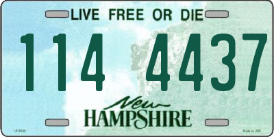 NH license plate 1144437