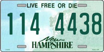 NH license plate 1144438