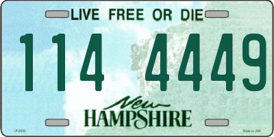 NH license plate 1144449