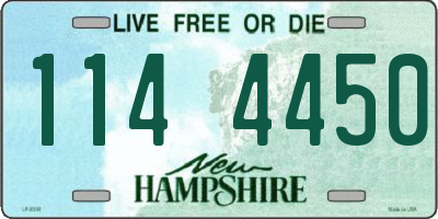 NH license plate 1144450