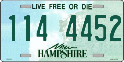NH license plate 1144452