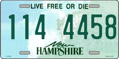 NH license plate 1144458