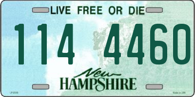 NH license plate 1144460