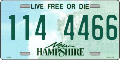 NH license plate 1144466