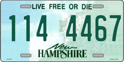 NH license plate 1144467