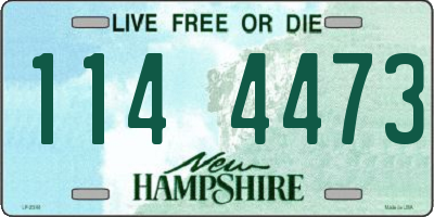 NH license plate 1144473