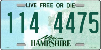NH license plate 1144475